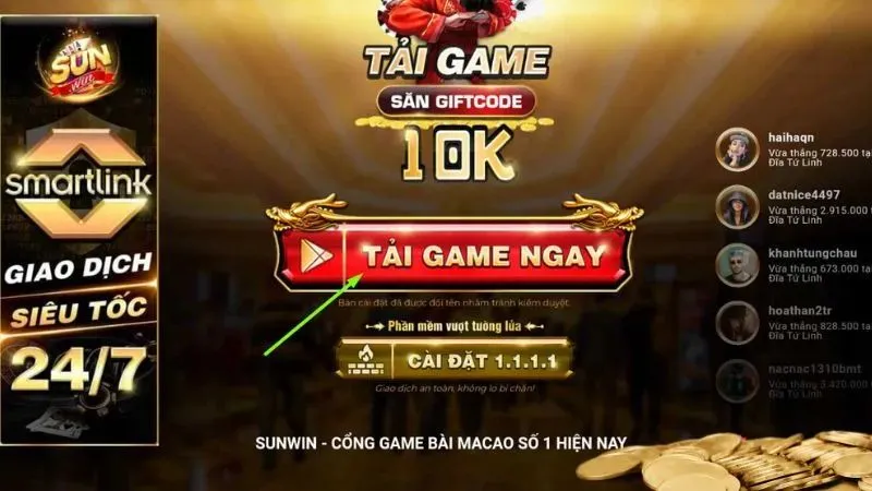 Cập nhật link tải Sunwin mới nhất